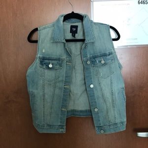 Gap jean vest